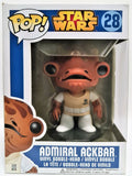 Funko Pop Admiral Ackbar # 28 Star Wars Vaulted BOX NOT MINT