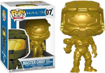 Funko Pop Master Chief With Cortana Metallic Gold # 07 Halo Special Edition Exclusive