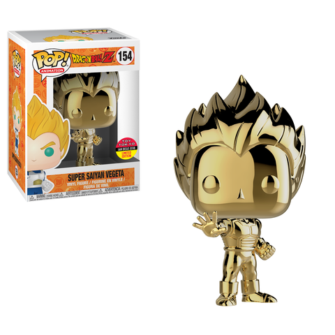 Funko Pop Super Saiyan Vegeta Gold # 154 Dragon ball Toy Tokyo San Diego Exclusive