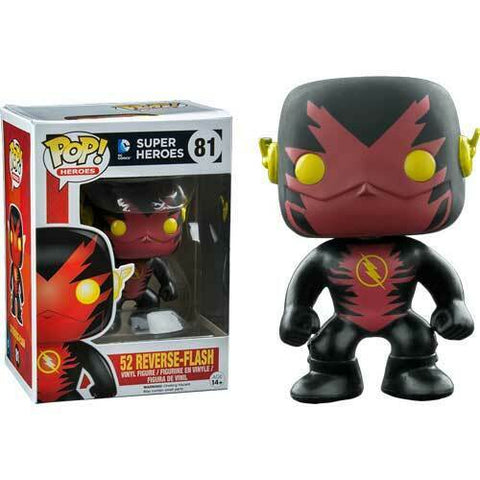 Funko Pop! 52 Reverse Flash # 81 DC Comics Super Heroes Vinyl Figure