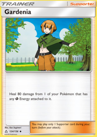 Gardenia 124/156 Uncommon Trainer - Pokemon Card - SM - Ultra Prism