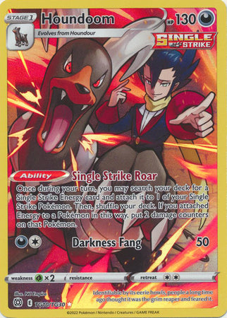 Pokemon Card Houndoom TG10/TG30 Trainer Gallery Ultra Rare Brilliant Stars SWSH