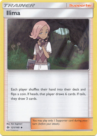 Ilima 121/149 Uncommon - Pokemon Card - Base Set SM