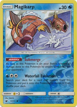 Magikarp 17/111 Common Reverse Holo Foil - Pokemon Card - SM - Crimson Invasion