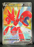 Pokemon Card Scizor V 183/189 Full Art Ultra Rare Darkness Ablaze SWSH