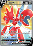 Pokemon Card Scizor V 183/189 Full Art Ultra Rare Darkness Ablaze SWSH