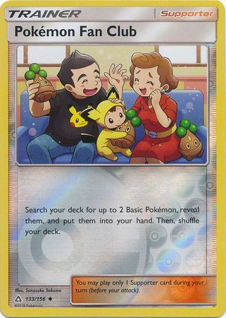 Pokemon Fan Club 133/156 Trainer Reverse Holo Uncommon - Pokemon Card - SM - Ultra Prism