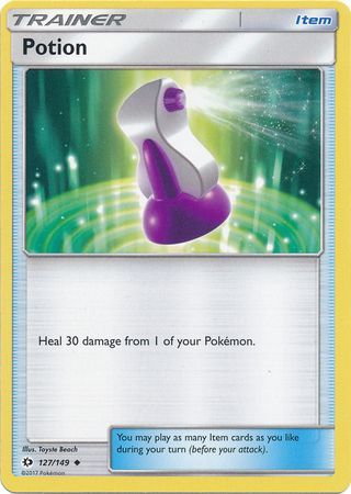 Potion 127/149 Uncommon - Pokemon Card - Base Set SM