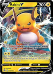 Pokemon Card Raichu V 045/172 Ultra Rare Holo Brilliant Stars SWSH