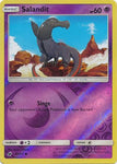 Salandit 46/111 Common Reverse Holo Foil - Pokemon Card - SM - Crimson Invasion