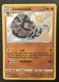 Pokemon Card Sandaconda SV071/SV122 Shiny Holo Rare Shining Fates SWSH