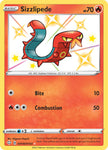 Pokemon Card Sizzlipede SV018/SV122 Shiny Holo Rare Shining Fates SWSH