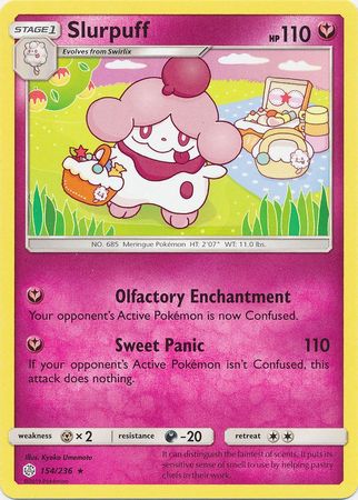 Slurpuff 154/236 Rare - Pokemon Card - SM - Cosmic Eclipse