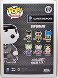 Funko Pop! Superman Black & White Edition # 07 Super Heroes DC Comics Vinyl Figure