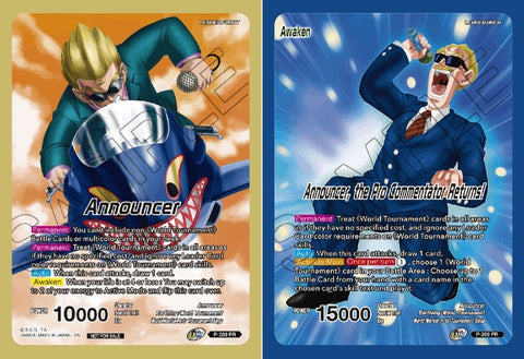 TCG Dragon Ball Announcer The Pro Commentator Returns Leader P-269 PR