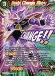 TCG Dragon Ball Card Body Change Ginyu TB3-006 SPR Foil Clash of Fates