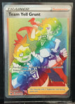 Team Yell Grunt 210/202 Hyper Rainbow Rare - Pokemon Card - SWSH - Base Set