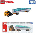 Tomica No. 122 Mitsubishi Fuso Super Great Shinkansen H5 Hayabusa Carrier- Takara Tomy