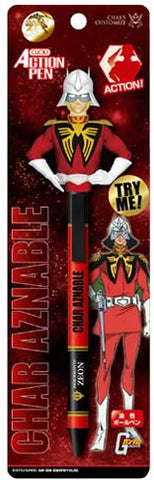 Gundam Click Action Pen No.2 Char Aznable